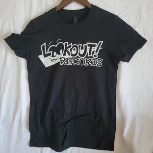 Lookout  t shirt Ladies Small Black